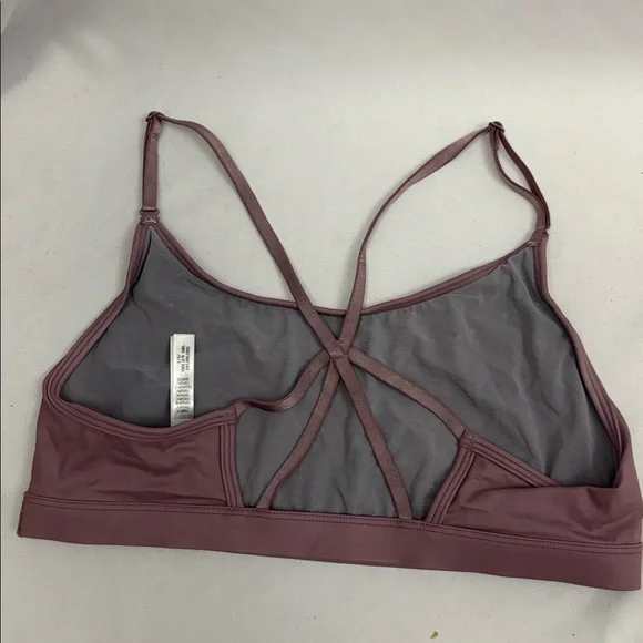 Victoria's Secret Unlined Strappy Sports Bra Purple Large - Picture 3 of 4